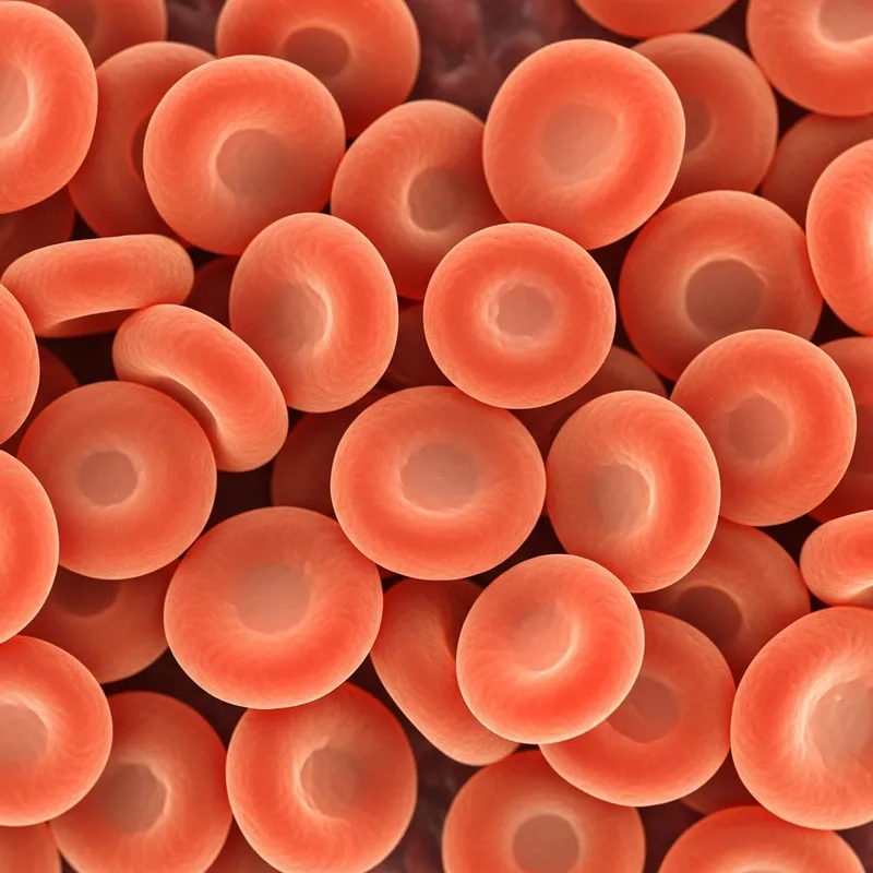 Red Blood Cells Microscopic View