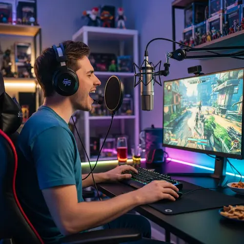 Gamer Singing - Entertaining Gameplay with Music