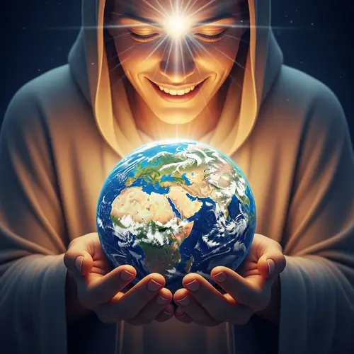 Divine Entity: Personification of Universal Love and Harmony