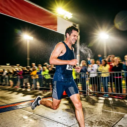 Marathon Runner Finishing Strong | Motion Blur Capture