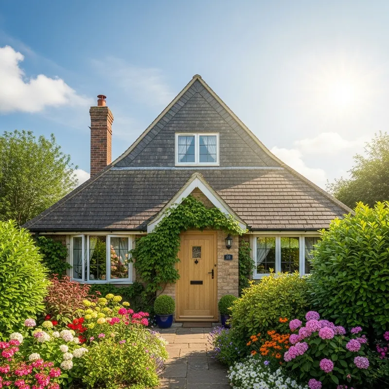 Quaint Little House with Well-Kept Garden | Charming Cottage and Beautiful Garden