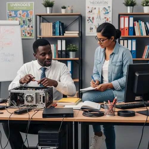 IT Professional & Teacher: Collaborative Tech Support Session