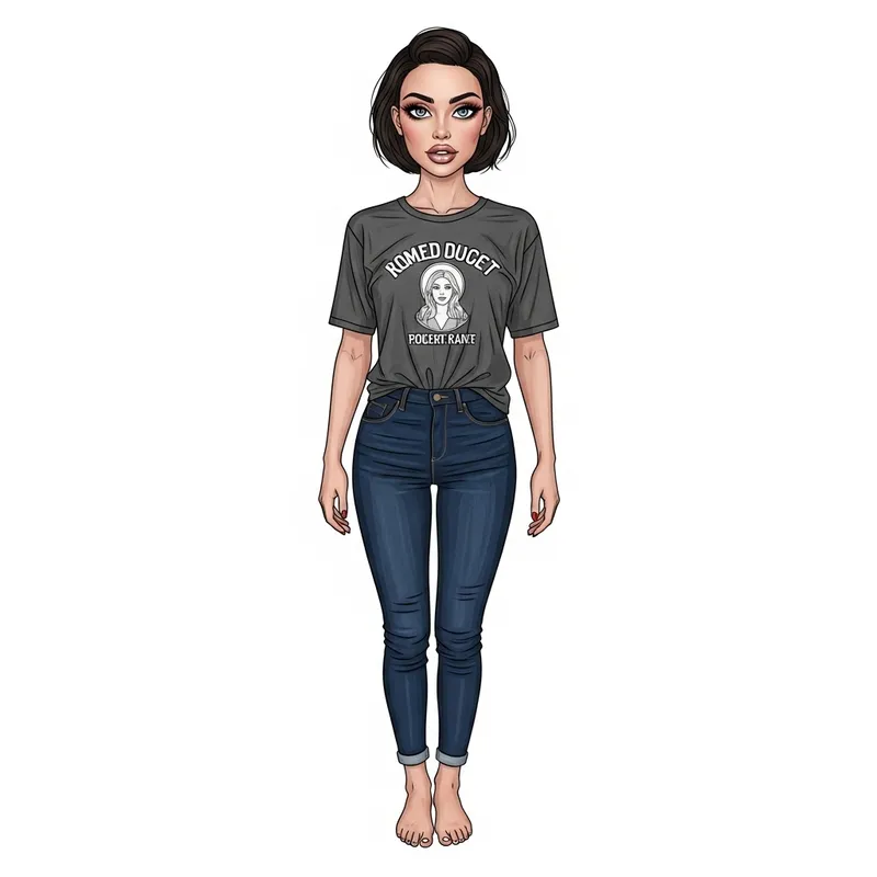 Enchanting Giantess with Perfect Features and Alluring Presence