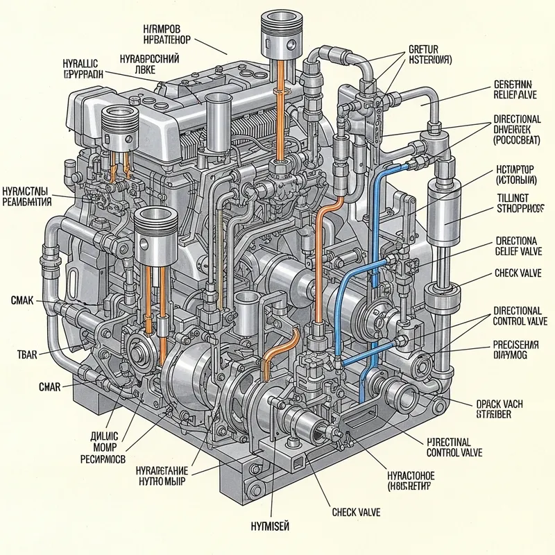 Yenisei Combine Harvester Hydraulic System
