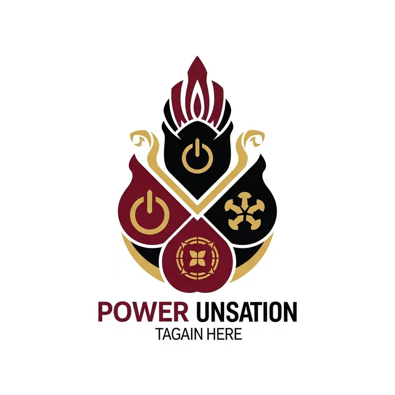 Fictional Organizational Power and Influence Logo Design