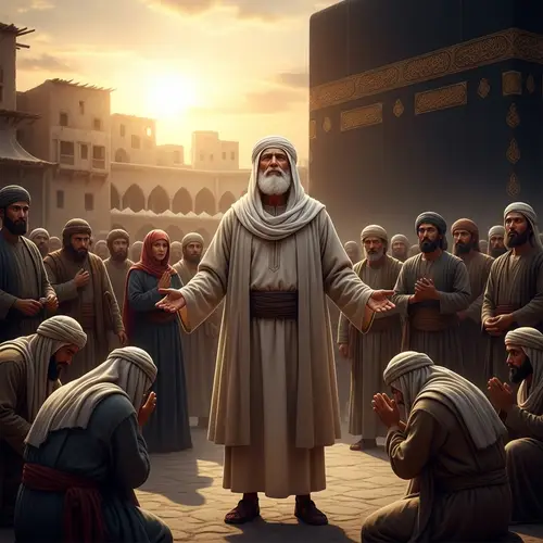 Prophet's Forgiveness in Makkah | Peaceful Scene of Forgiving Quraish