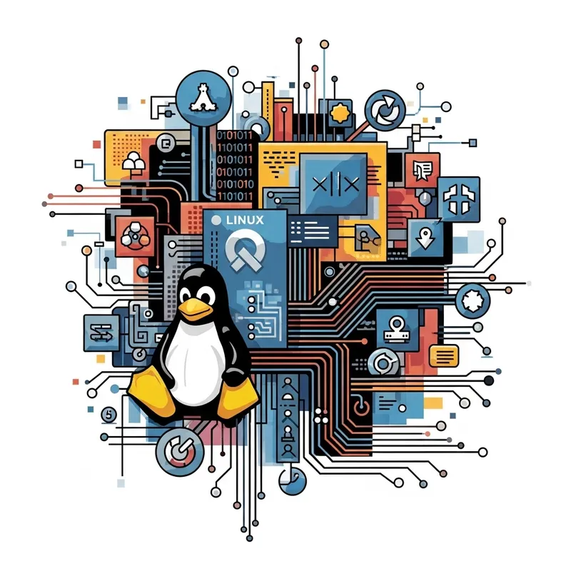Abstract Linux Artwork | Modern Design