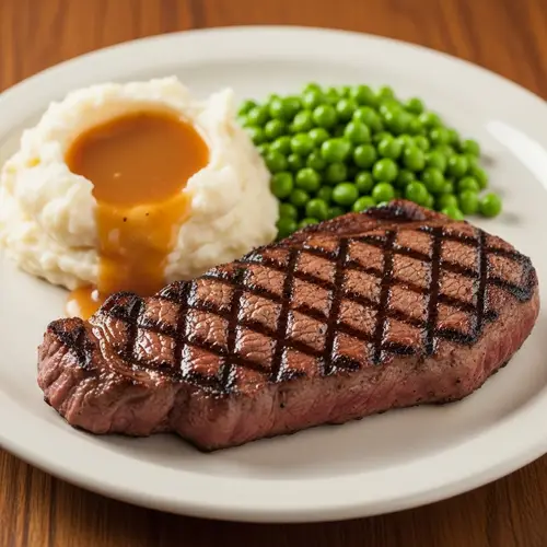 One-Dollar Steak: Economical and Tender Cut with Classic Sides
