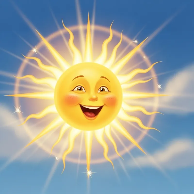 Beautiful Laughing Sun: Brighten Your Day