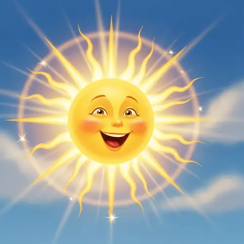 Beautiful Laughing Sun: Brighten Your Day
