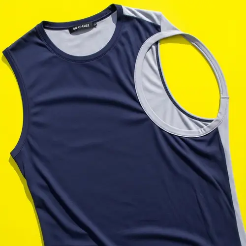 Unique Men's Sleeveless Shirt with Large Armhole