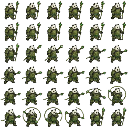 Bamboo Panda Warrior: A Ghibli-Inspired RPG Adventure