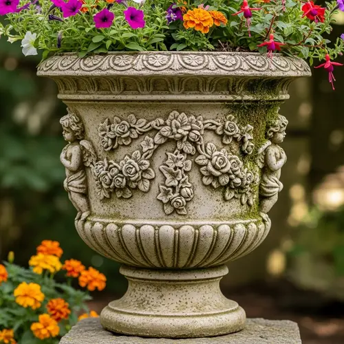 Ornate Flower Pot for Gardening Enthusiasts