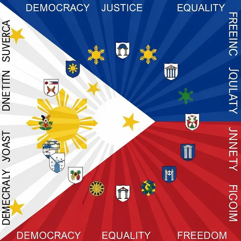 Symbolic Representation of Challenges and Unity in the Redesigned Philippine Flag