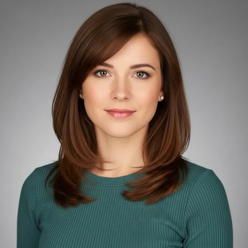 Elegant Allure of Youthful Beauty: Fair Skin & Hazel Eyes