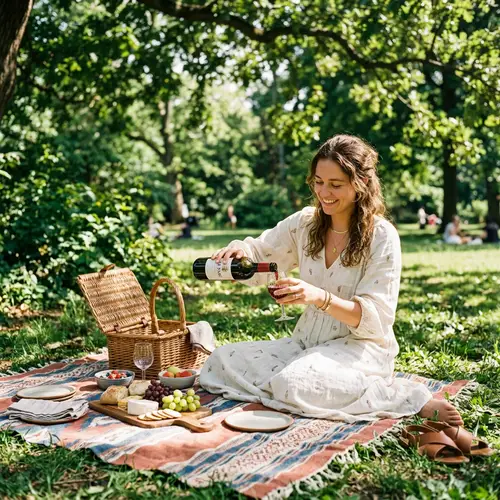 Perfect Picnic Setup in the Park