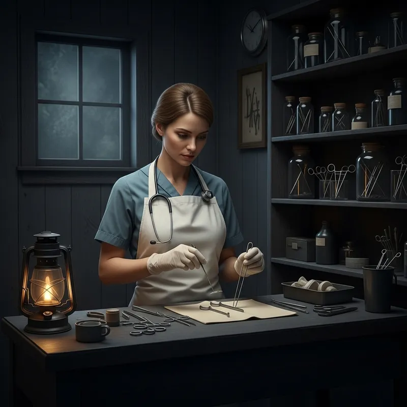 Scary Medical Scene: Dr. Melissa's Eerie Clinic