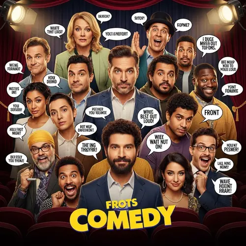 Diverse Ensemble Cast Comedy Movie with Witty Dialogues