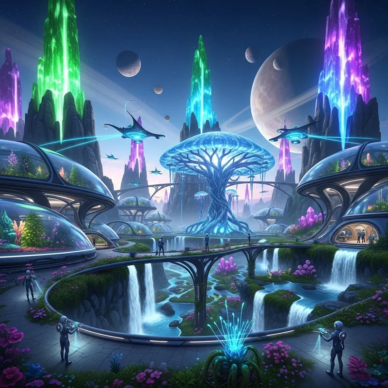 Futuristic Landscape of Curiosity