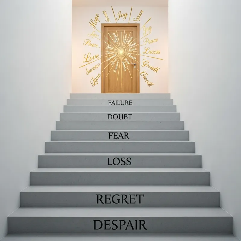 From Negativity to Positivity: A Staircase Journey From Negativity to Positivity: A Staircase Journey