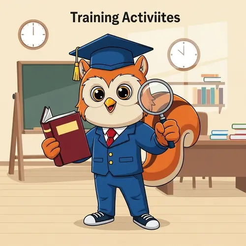 Engaging Mascot for Training Activities