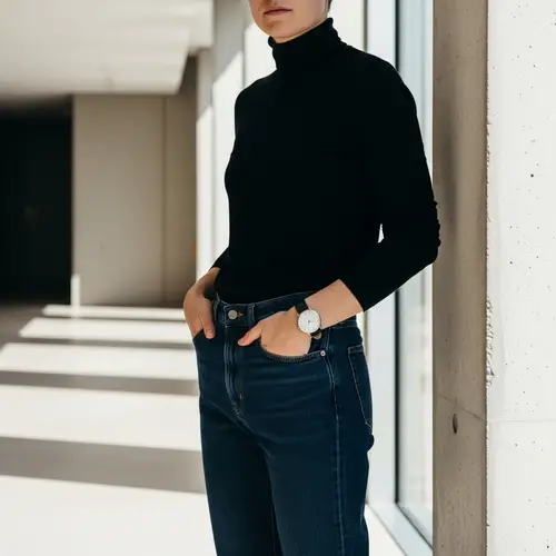 Modern Fashion Trends - Stylish Individual in Contemporary Setting