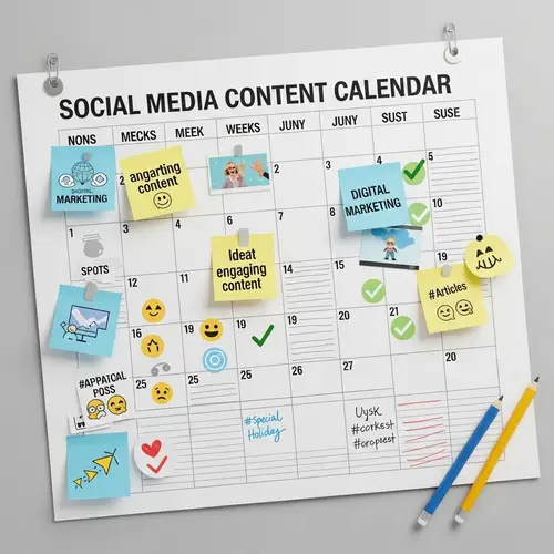 Creative Social Media Content Calendar for Engaging Posts