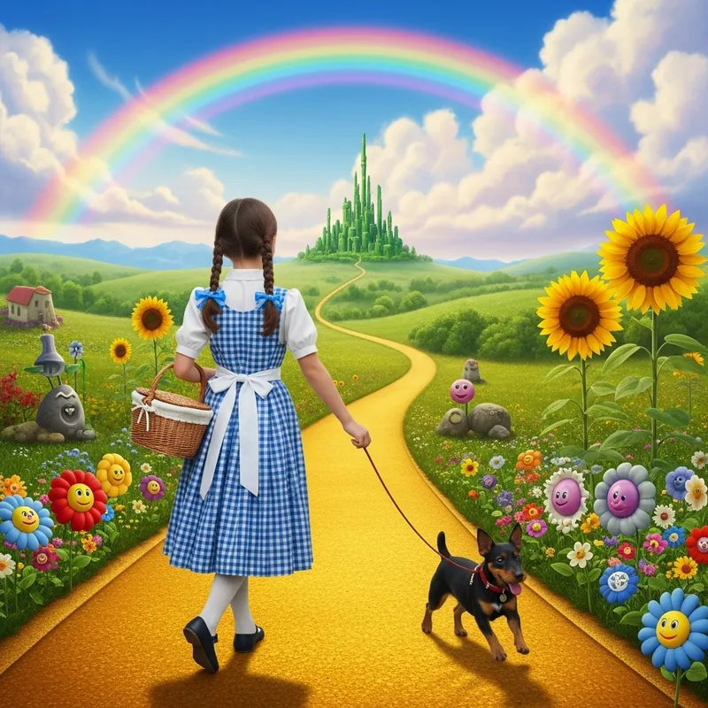 Dorothy Gale from Wizard of Oz Digital Art