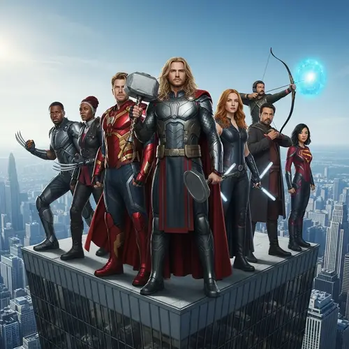 Epic Superhero Team on Skyscraper | Save the Day