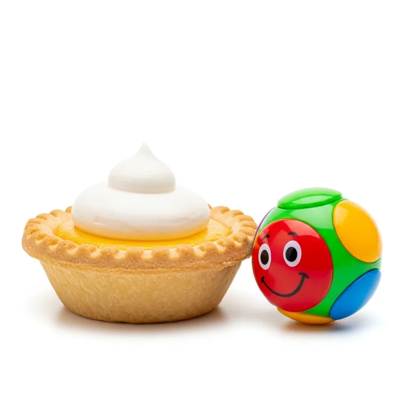 Delightful Cream Pie with White Cream Dollop Delightful Cream Pie with White Cream Dollop