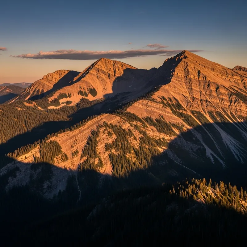 Abstract Mountain Beauty at Dusk | Unique Landscape