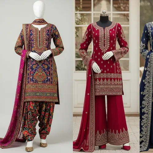 Women's Punjabi & Afghan Suits Collection | Exquisite Designs