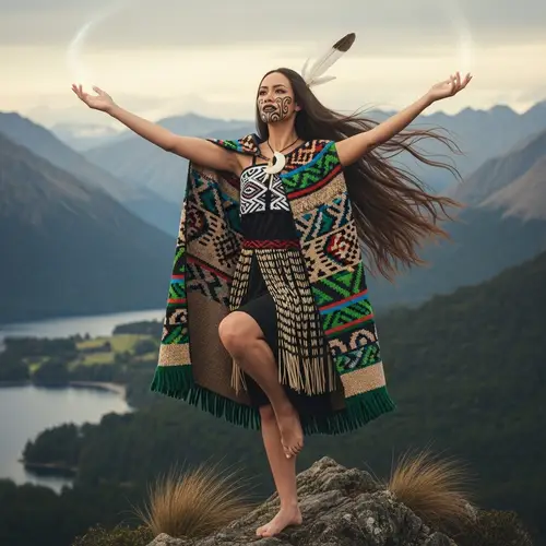 Regal Maori Princess: Ethereal Beauty & Spiritual Connection