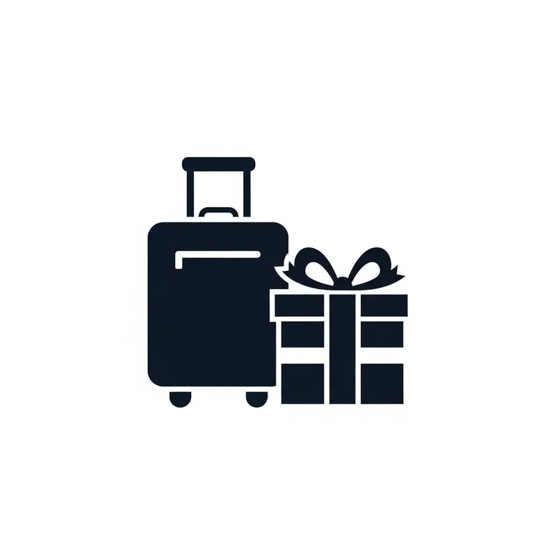 Unique Luggage & Gift Logo Design