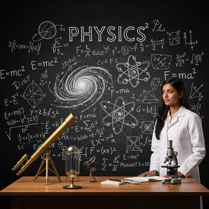 Abstract Physics: Exploring Macro and Micro Realms Through Chalkboard Universe