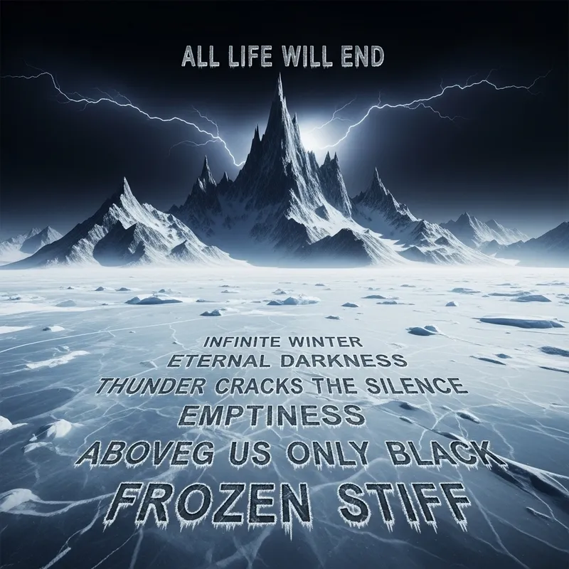 Beneath a Black Sky: Embracing Eternal Darkness