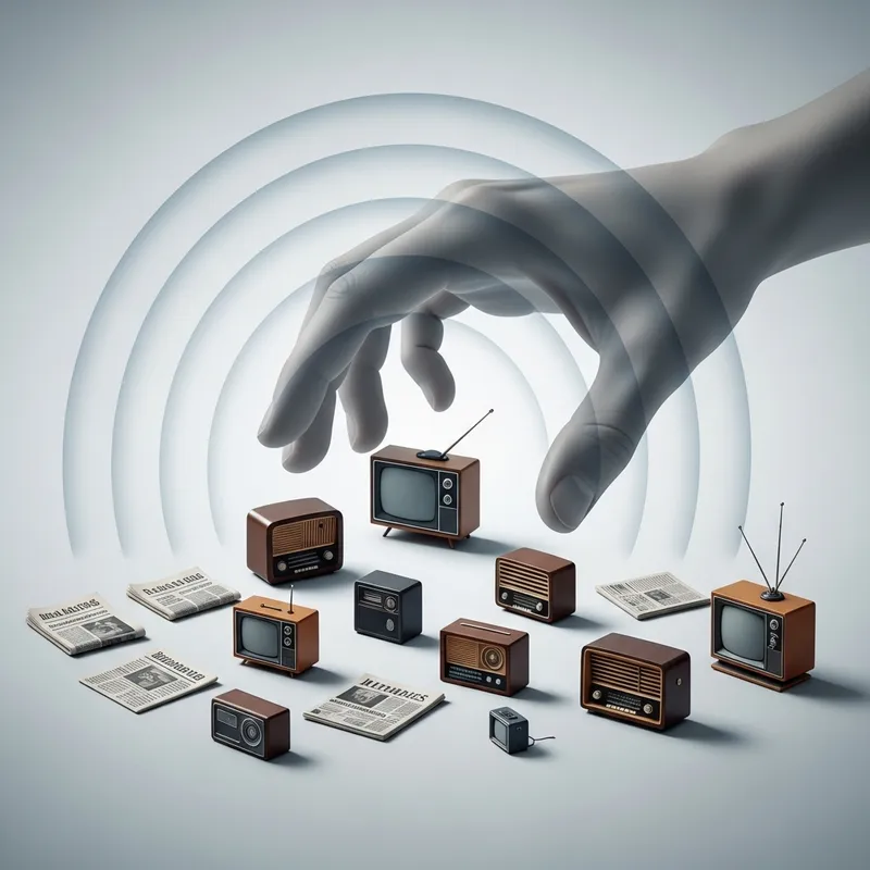 Abstract Media Manipulation Art Interpretation