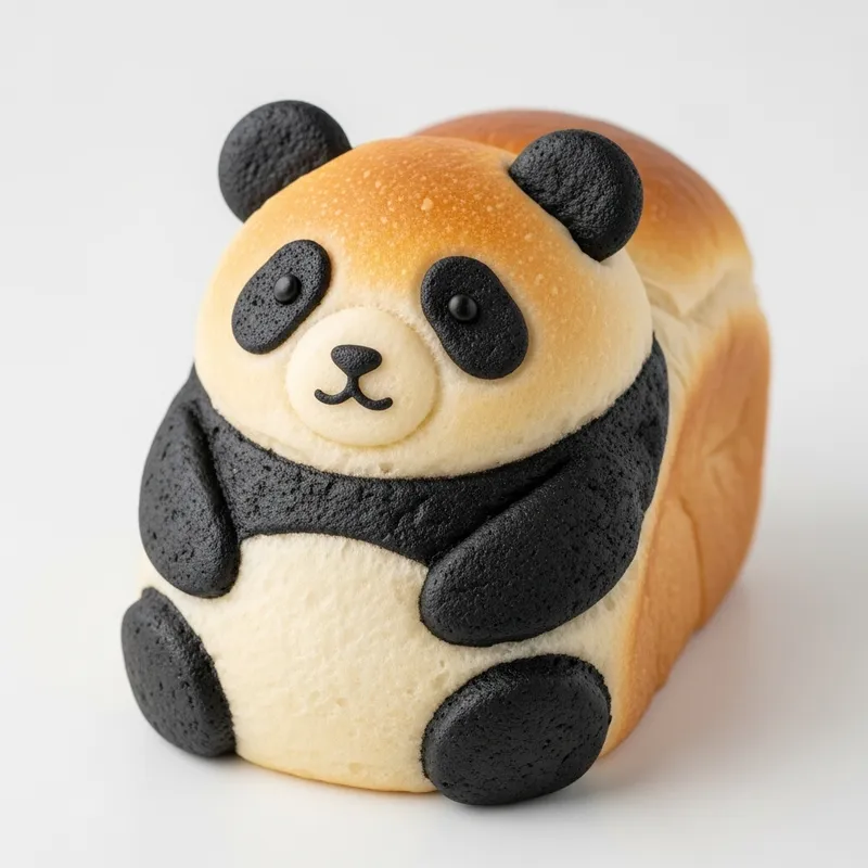 Panda Shaped Sweet Bread - A Cute Culinary Delight