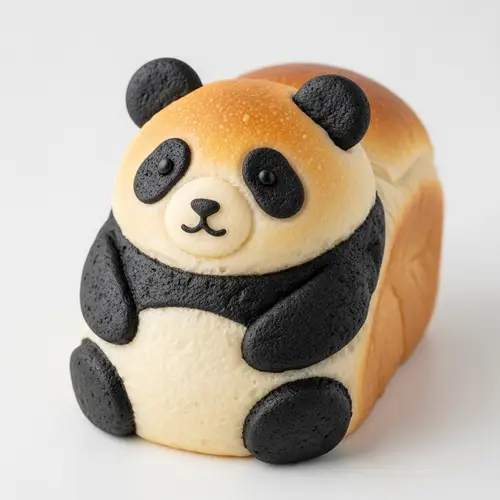 Panda Shaped Sweet Bread - A Cute Culinary Delight