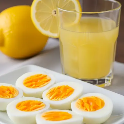 Delicious Boiled Eggs and Lemon Juice Recipe | Cooking Inspiration