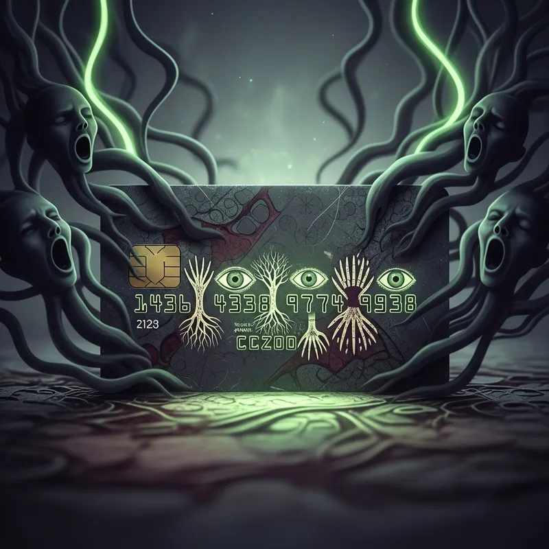 Eerie & Terrifying Credit Card Imagery | Symbolic Privacy