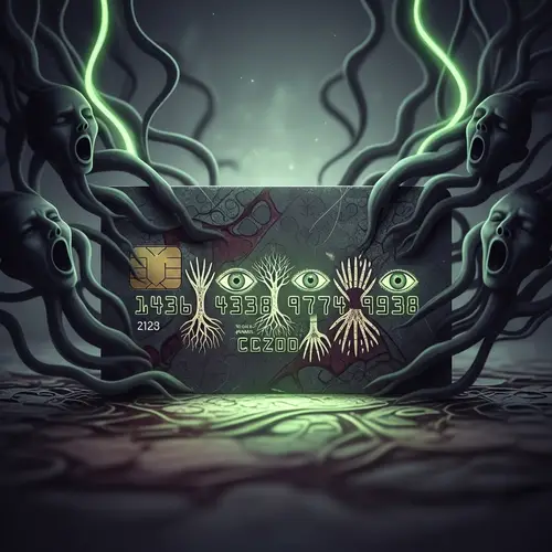 Eerie & Disturbing Credit Card Imagery | Privacy Protected