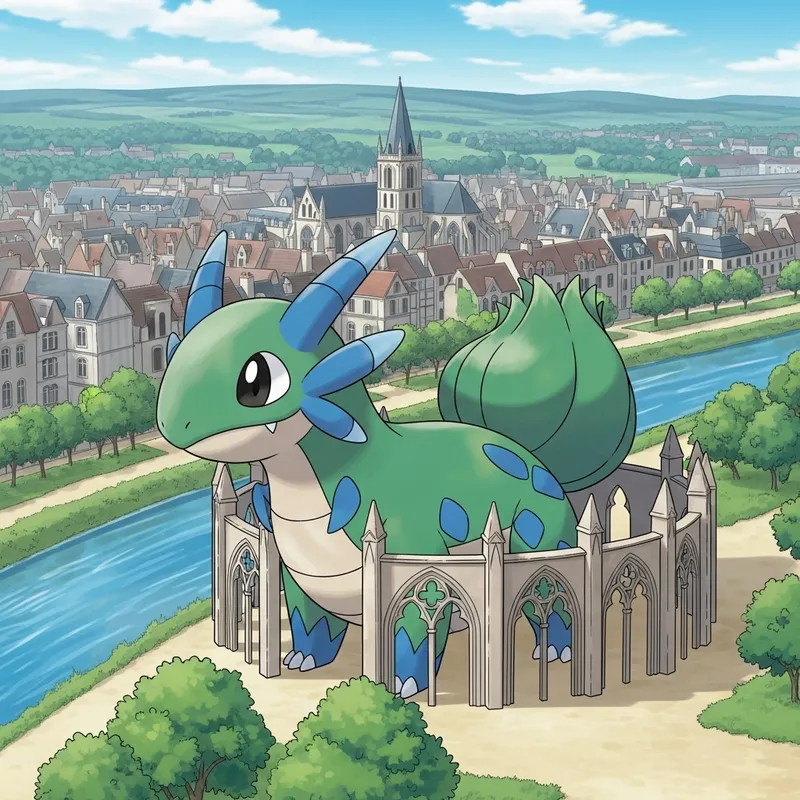 Evreux Pokemon | Unique Creature from Normandy, France