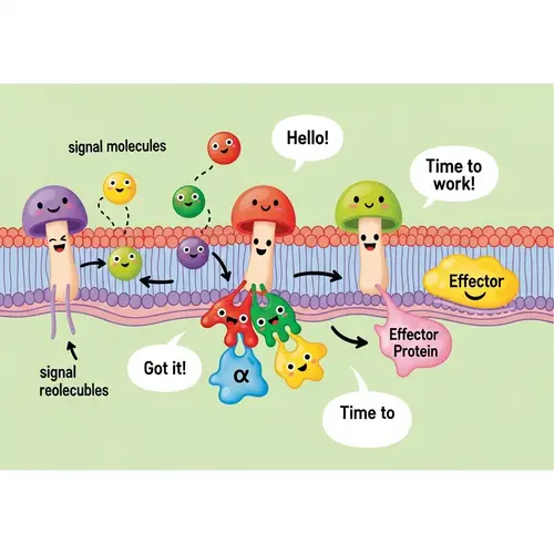 Child-Friendly Guide to G Protein Cell Receptors