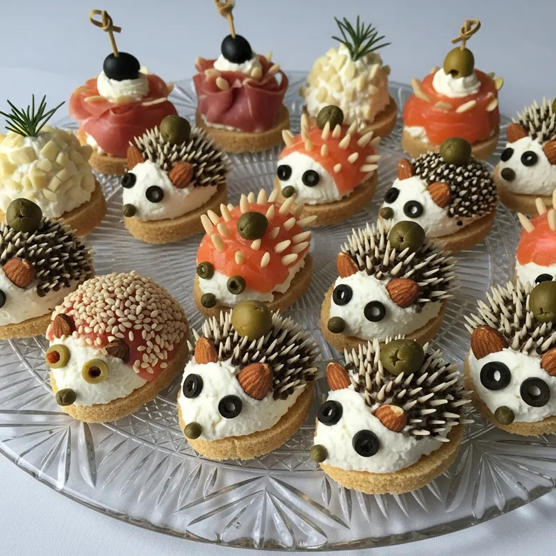 Creative Hedgehog Canapes Ideas | Unique Culinary Delights