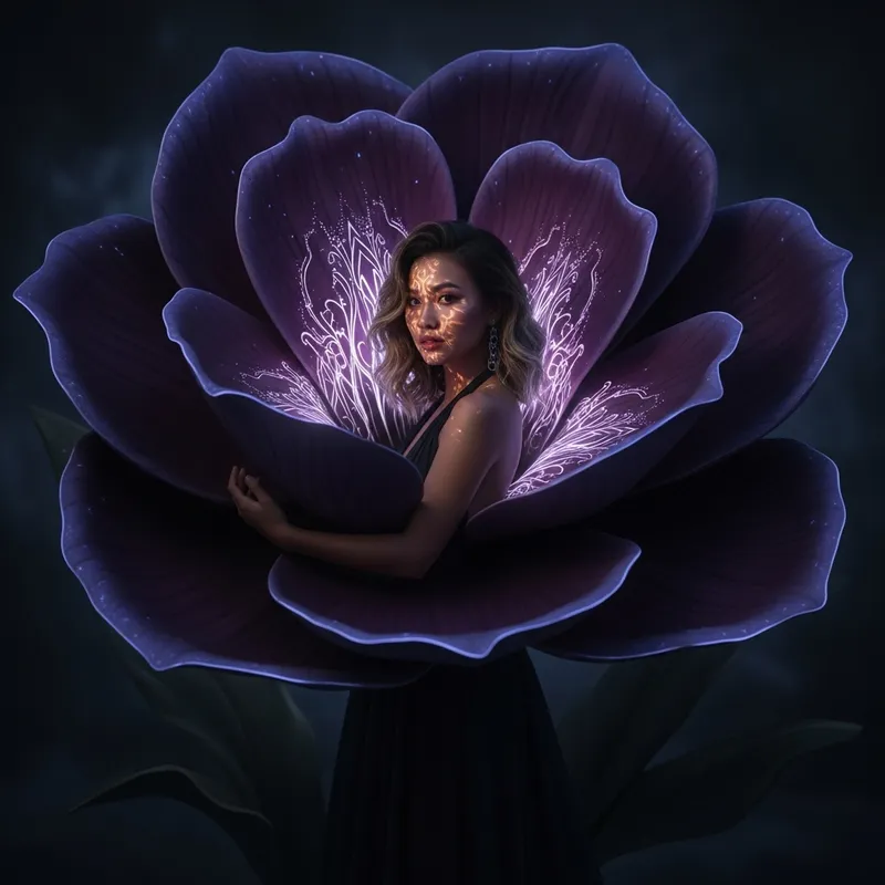 Hyper-Realistic Dark Art of a Southeast Asian Girl Hyper-Realistic Dark Art of a Southeast Asian Girl