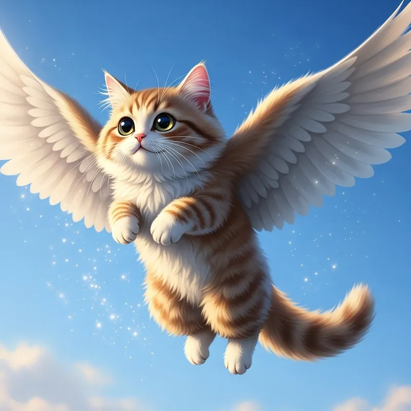 Enchanting Flying Cat | Discover the Skies