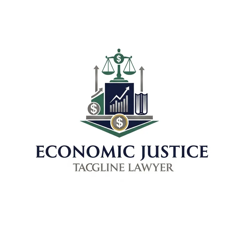 Sophisticated Economic Legal Guidance Logo | Distinguished Lawyer | Expert Economic Justice Counsel
