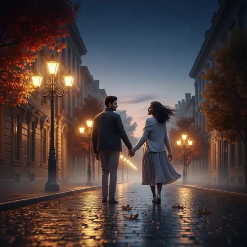 An Ethereal Night Stroll: Love Across Cultures