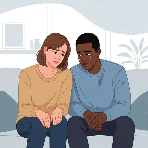 Sad Couple: Expressing Distress Together